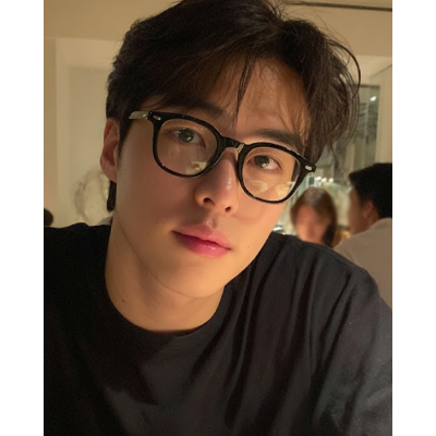 사각 뿔테 투명 안경테 BASIC